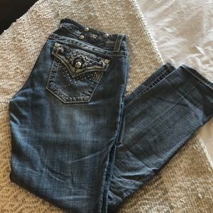Miss Me Blue Jean Ankle Skinny Size 31